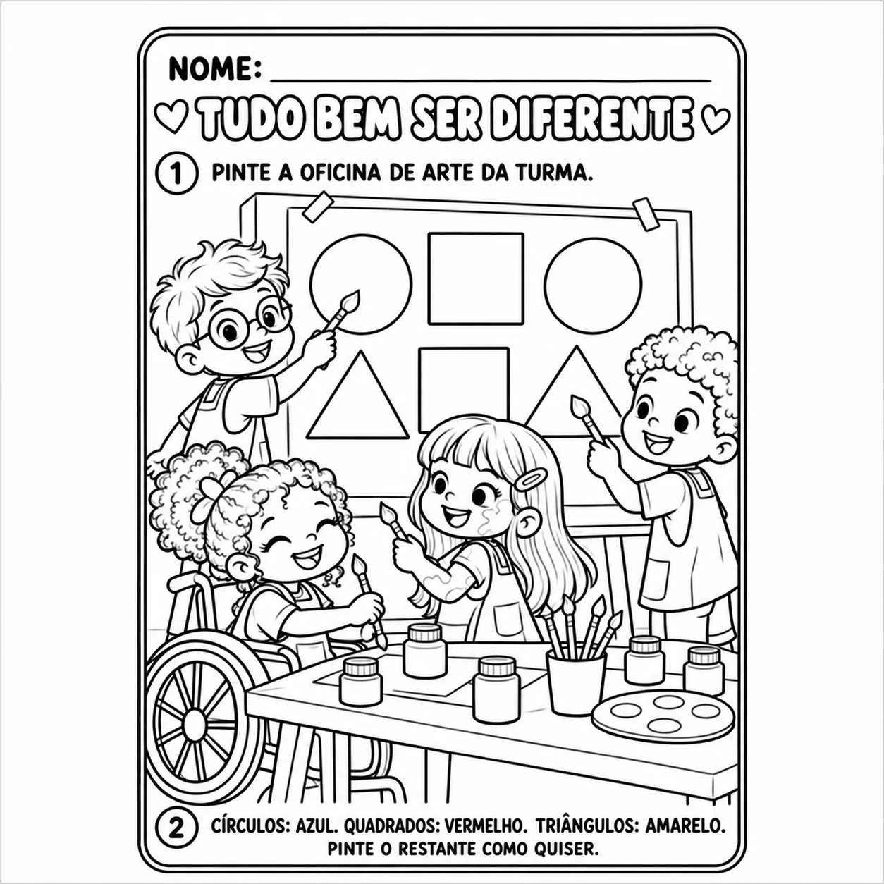 Atividades Tudo Bem Ser Diferente – Educação infantil — amostra 3: 51 páginas de atividades e capa para crianças de 4 anos,… Atividades Tudo Bem Ser Diferente – Educação infantil — amostra 3: 51 páginas de atividades e capa para crianças de 4 anos,…