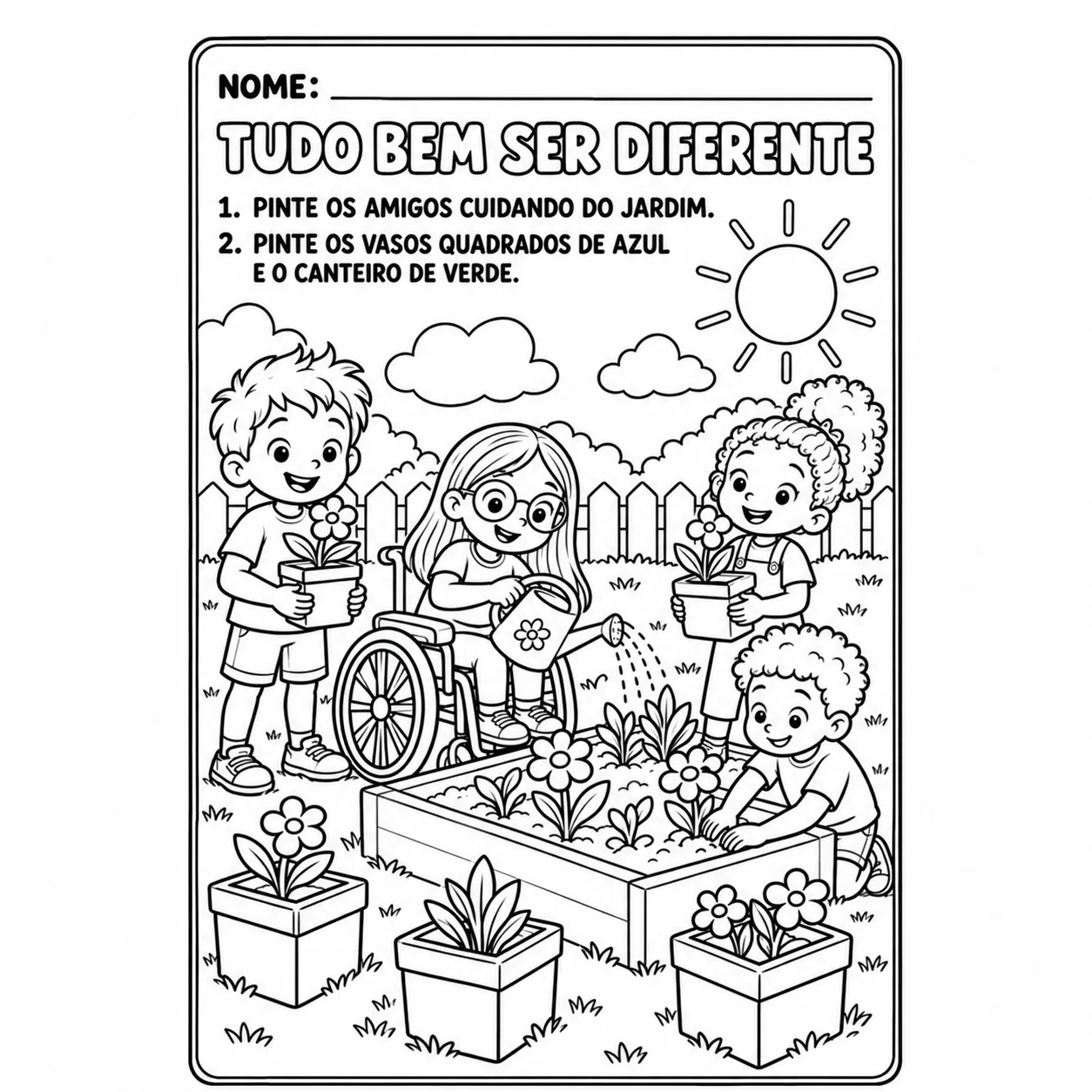 Atividades Tudo Bem Ser Diferente – Educação infantil — amostra 4: 51 páginas de atividades e capa para crianças de 4 anos,… Atividades Tudo Bem Ser Diferente – Educação infantil — amostra 4: 51 páginas de atividades e capa para crianças de 4 anos,…