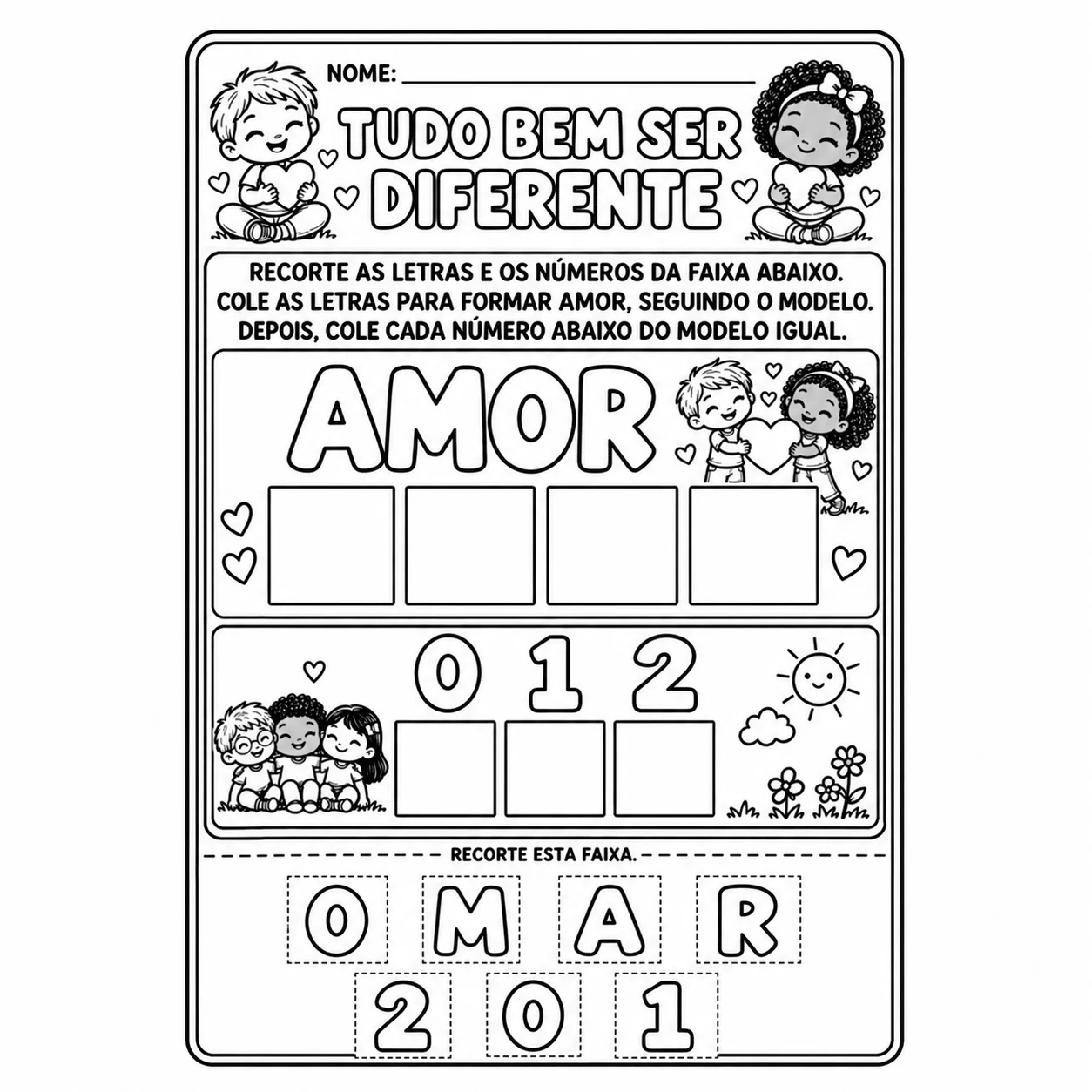 Atividades Tudo Bem Ser Diferente – Educação infantil — amostra 6: 51 páginas de atividades e capa para crianças de 4 anos,… Atividades Tudo Bem Ser Diferente – Educação infantil — amostra 6: 51 páginas de atividades e capa para crianças de 4 anos,…