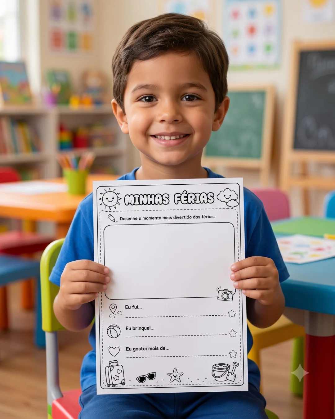 ATIVIDADES VOLTA ÀS AULAS – PDF para Imprimir — amostra 5: Torne o retorno às aulas mais divertido e acolhedor com…