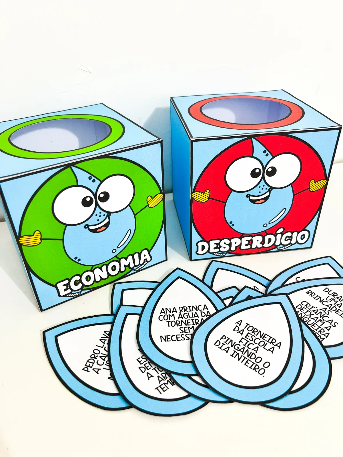 Atos de Economia e Desperdício da Água – PDF para Imprimir — amostra 3: Recurso pedagógico ideal para trabalhar o Dia da…