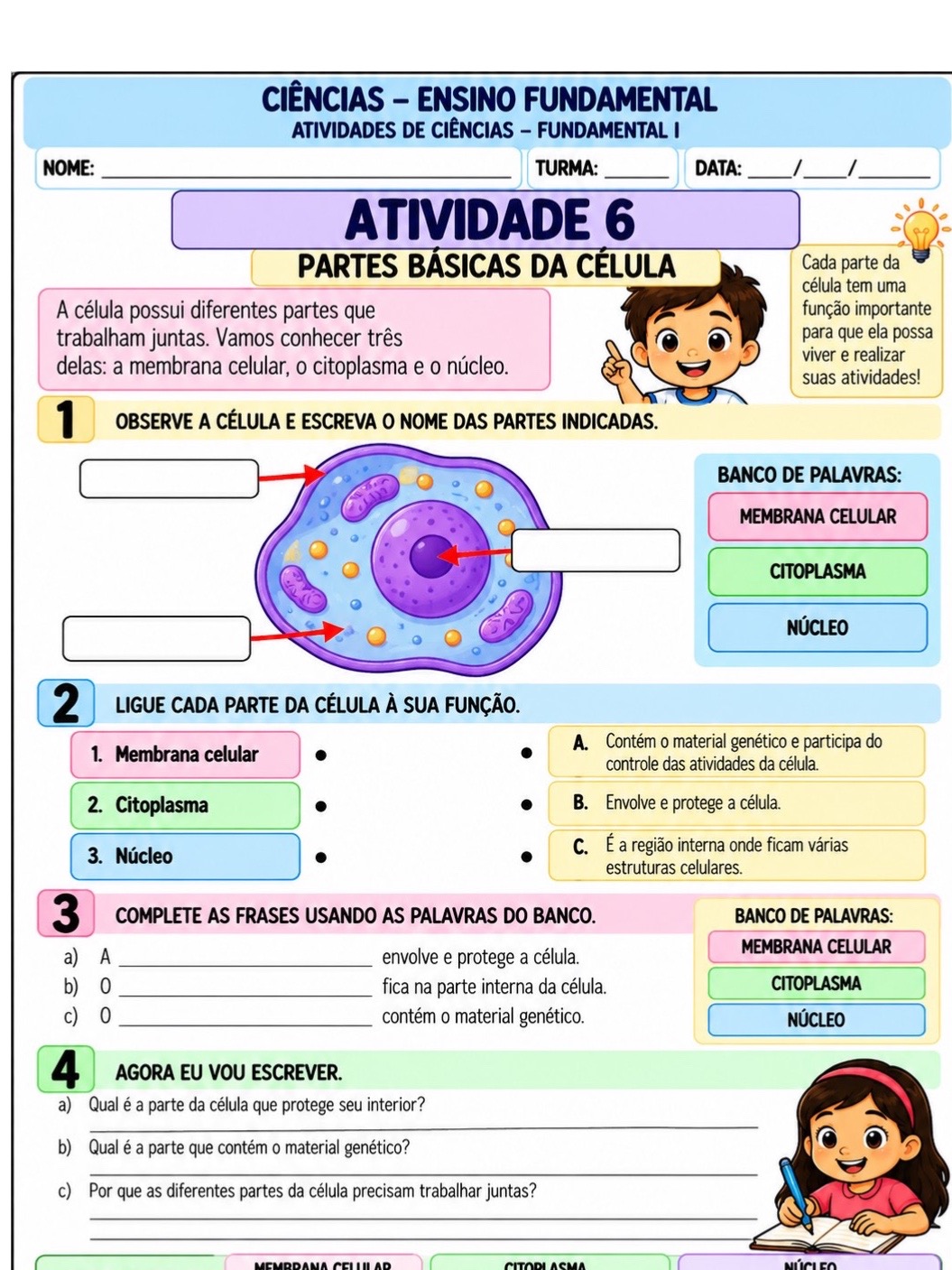 Aula Pronta de Ciências – Fundamental I | Bloco 1 — amostra 2: Apostila de Ciências para o Fundamental I com 10 atividades… Aula Pronta de Ciências – Fundamental I | Bloco 1 — amostra 2: Apostila de Ciências para o Fundamental I com 10 atividades…