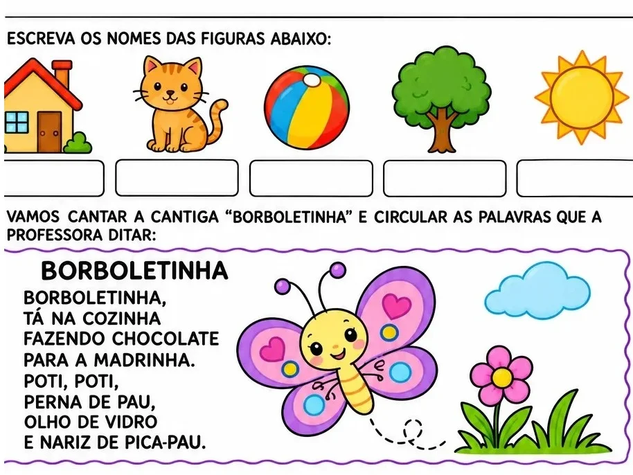 Avaliação de Língua Portuguesa - Ciclo de Alfabetização — amostra 1: Identidade e Autoria: A escrita do nome completo com…