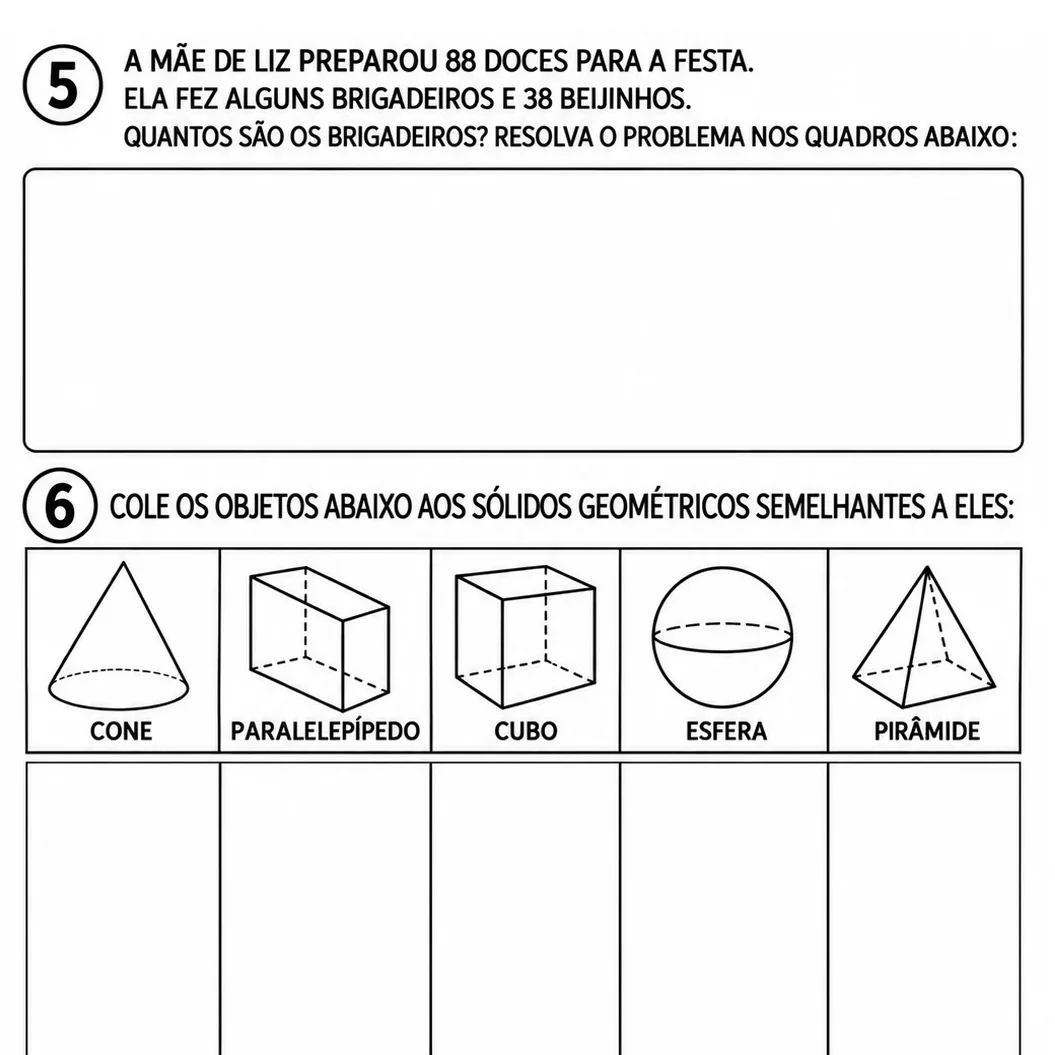 AVALIAÇÃO DE MATEMÁTICA - CICLO DE ALFABETIZAÇÃO — amostra 2: A proposta valoriza diferentes estratégias de resolução e…
