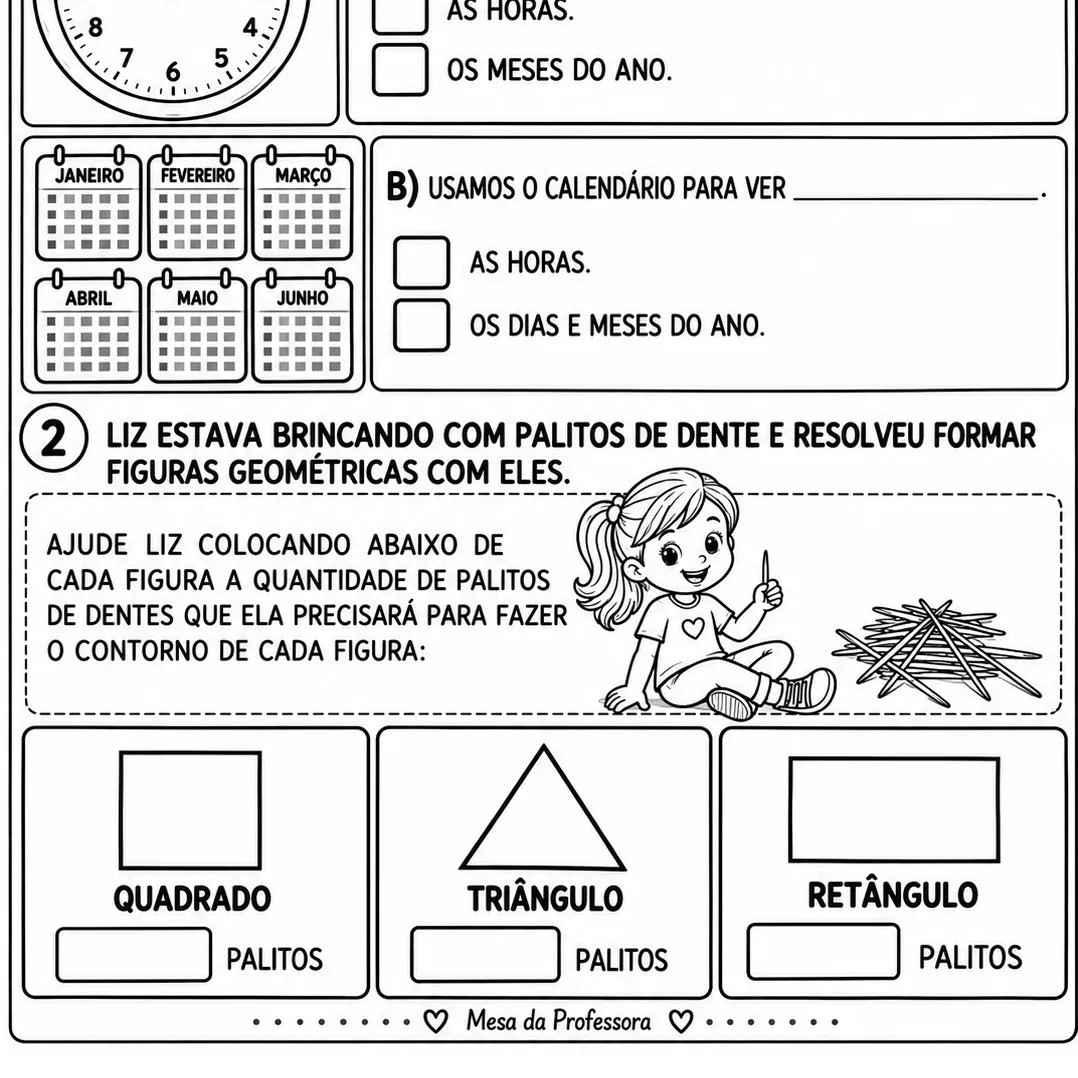 AVALIAÇÃO DE MATEMÁTICA - CICLO DE ALFABETIZAÇÃO - 2º|3º ANOS — amostra 1: PROPOSTA PEDAGÓGICA – AVALIAÇÃO DE MATEMÁTICA