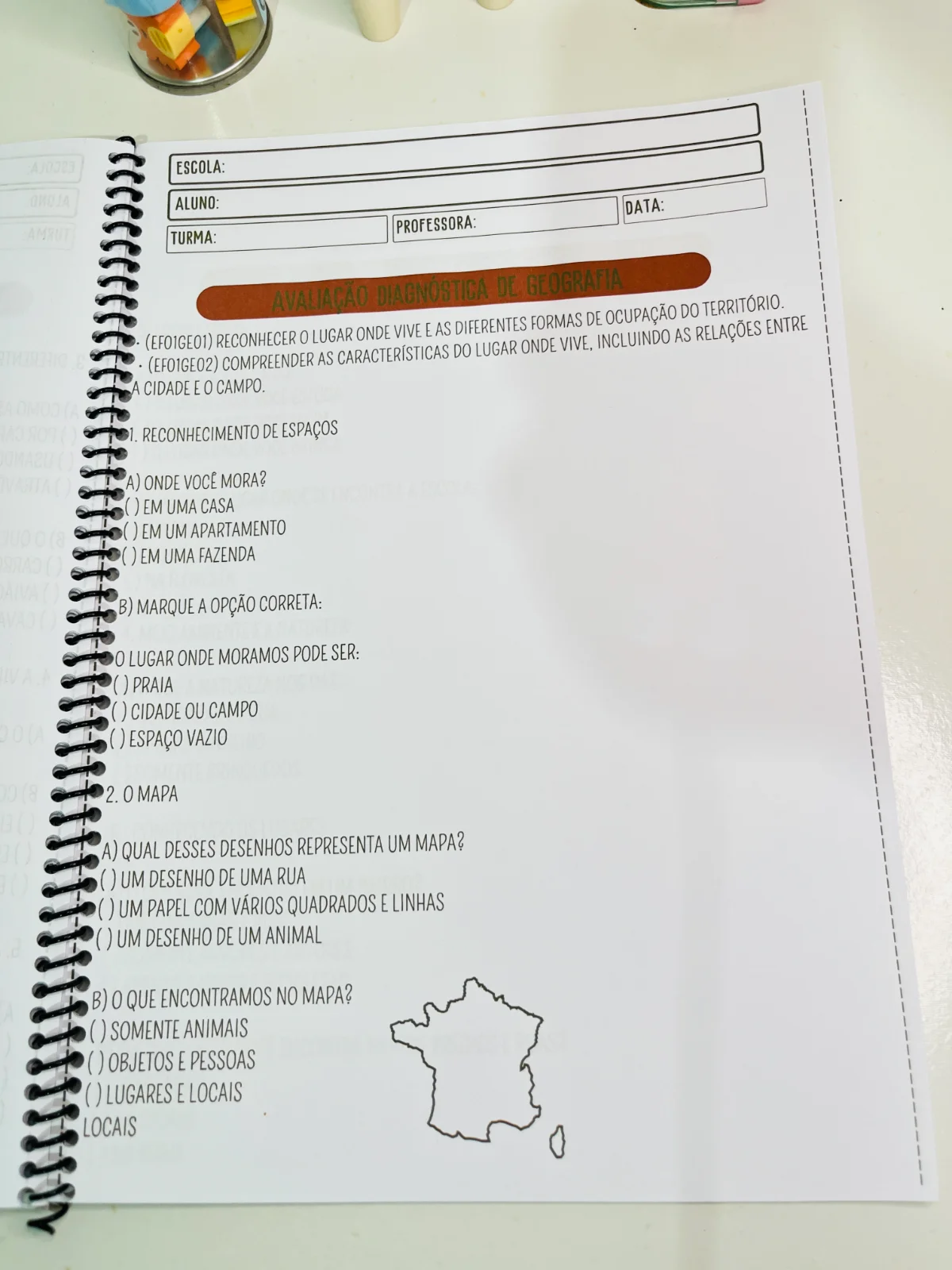 AVALIAÇÃO DIAGNÓSTICA 1° ANO - ENSINO FUNDAMENTAL — amostra 6: Uma ferramenta completa para avaliar e acompanhar o…