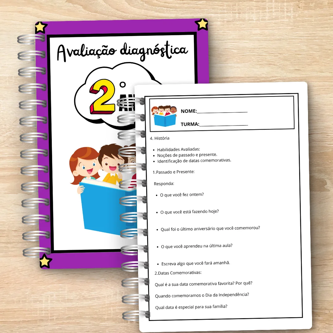 Avaliação Diagnóstica 2º Ano – Completa : Ensino Fundamental — capa do material