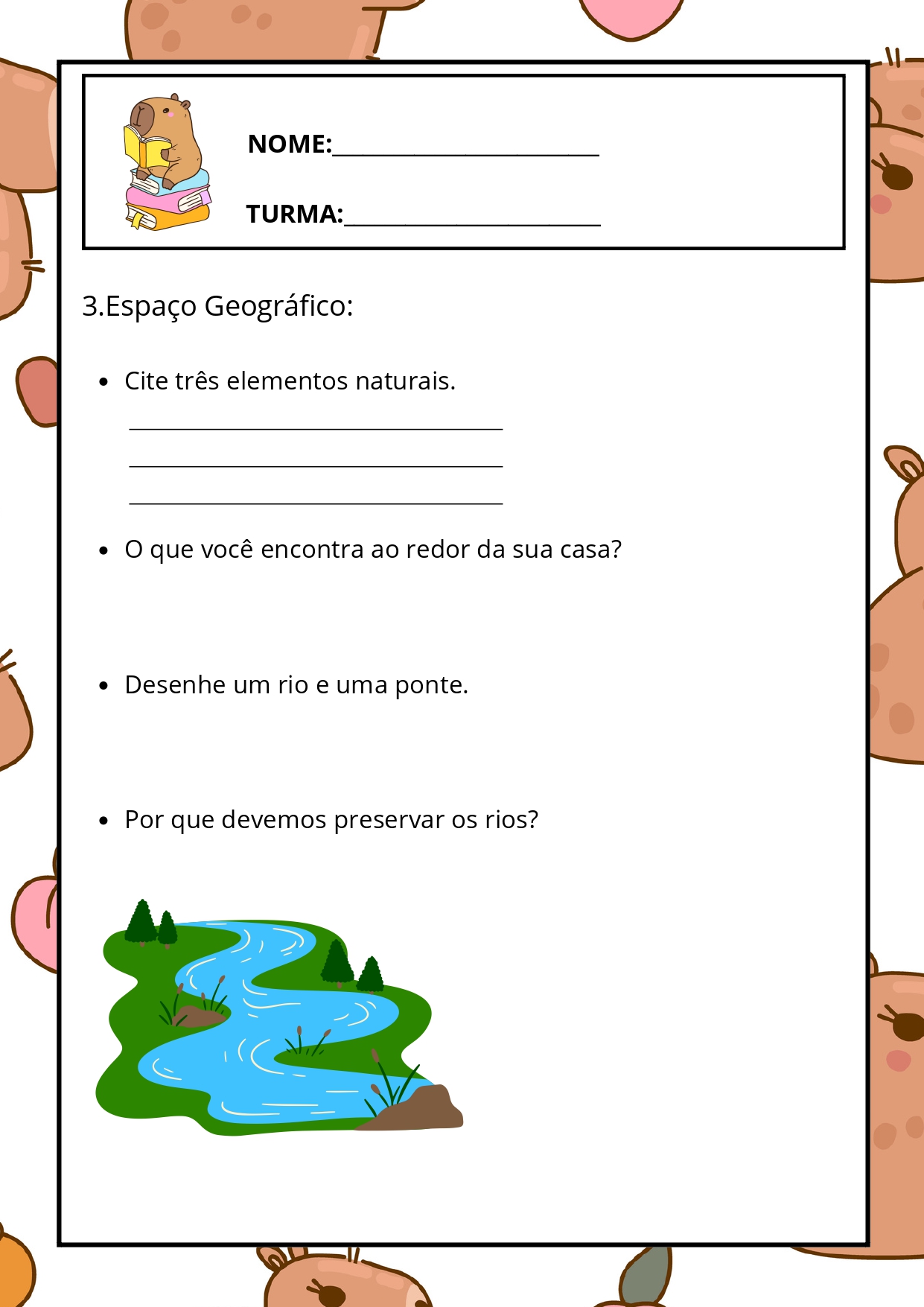 Avaliação diagnóstica 3° ano – PDF para Imprimir | 3º ano — amostra 3: Formato e entrega