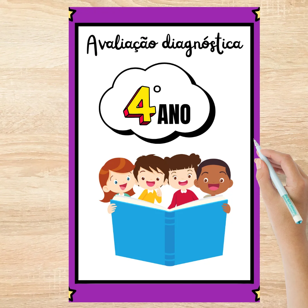 Avaliação Diagnóstica 4º Ano Ensino Fundamental — capa do material