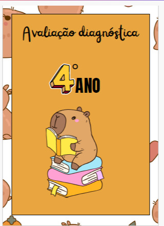 Avaliação diagnóstica 4° ano – PDF para Imprimir | 4º ano — amostra 3: Formato e entrega