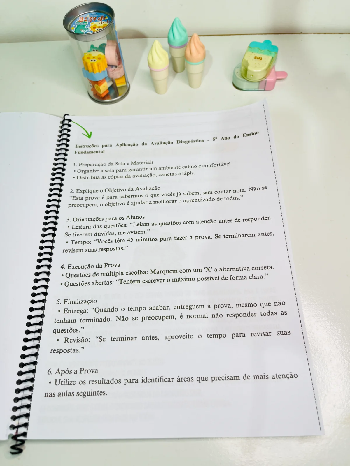 AVALIAÇÃO DIAGNÓSTICA 5° ANO - ENSINO FUNDAMENTAL — amostra 1: Uma apostila completa, elaborada conforme as competências e…