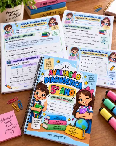 Avaliação Diagnóstica - 5° ano Ensino Fundamental — capa do material