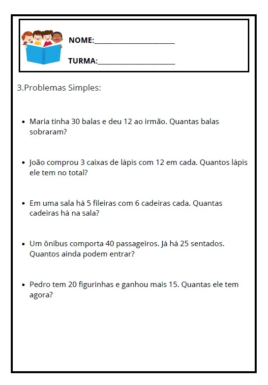 ✅Avaliação Diagnóstica do 3º Ano - ENSINO FUNDAMENTAL — amostra 3: Garanta uma visão clara do desempenho dos seus alunos…