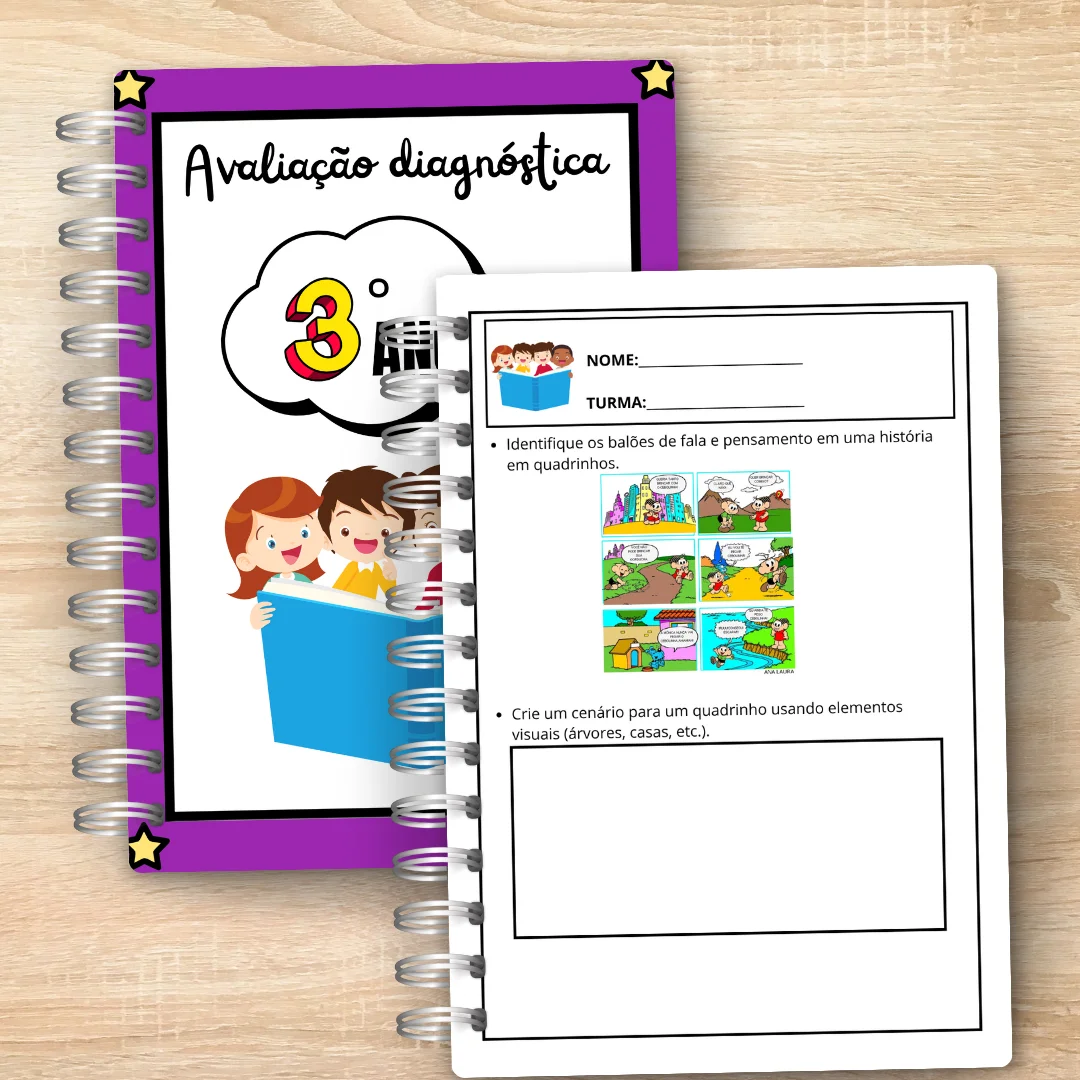 ✅Avaliação Diagnóstica do 3º Ano - ENSINO FUNDAMENTAL — amostra 6: Garanta uma visão clara do desempenho dos seus alunos…