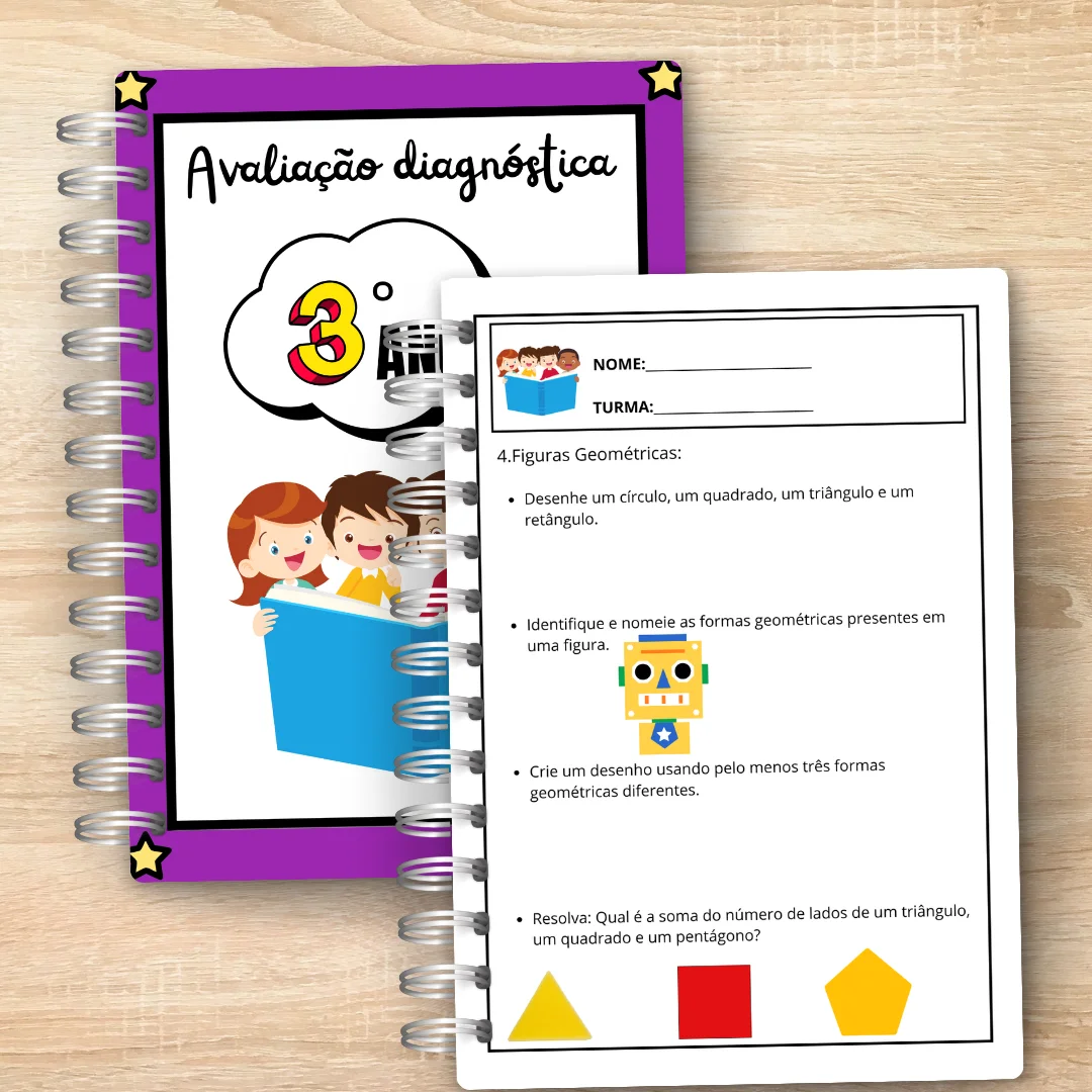 ✅Avaliação Diagnóstica do 3º Ano - ENSINO FUNDAMENTAL — amostra 7: Garanta uma visão clara do desempenho dos seus alunos…
