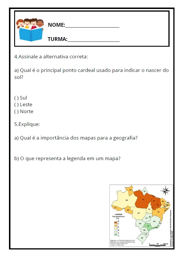 ✅Avaliação Diagnóstica do 4º Ano - ENSINO FUNDAMENTAL — amostra 5: Garanta uma visão clara do desempenho dos seus alunos…