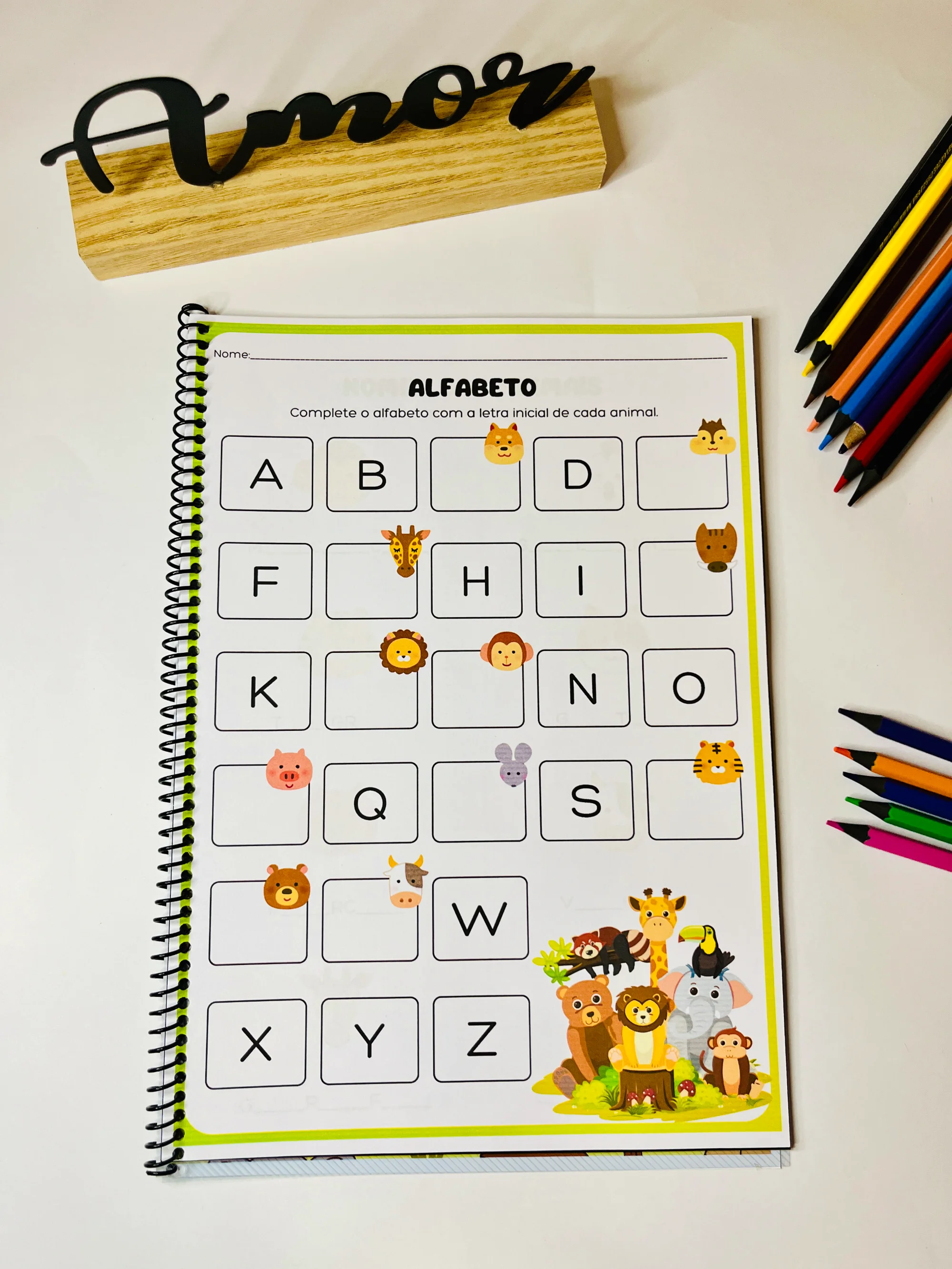 AVALIAÇÃO DIAGNÓSTICA DOS ANIMAIS – EDUCAÇÃO INFANTIL 🐘🦋 — amostra 1: A Avaliação Diagnóstica dos Animais é uma apostila…
