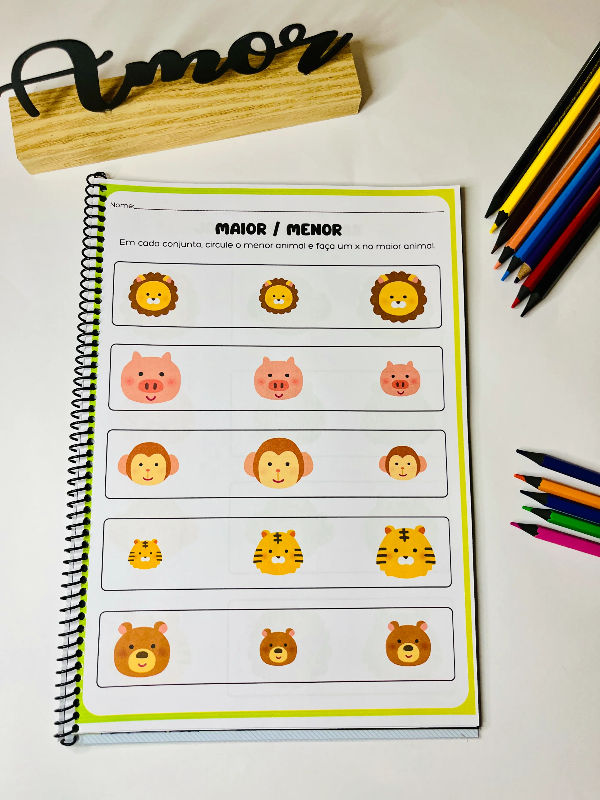 AVALIAÇÃO DIAGNÓSTICA DOS ANIMAIS – EDUCAÇÃO INFANTIL 🐘🦋 — amostra 6: A Avaliação Diagnóstica dos Animais é uma apostila…
