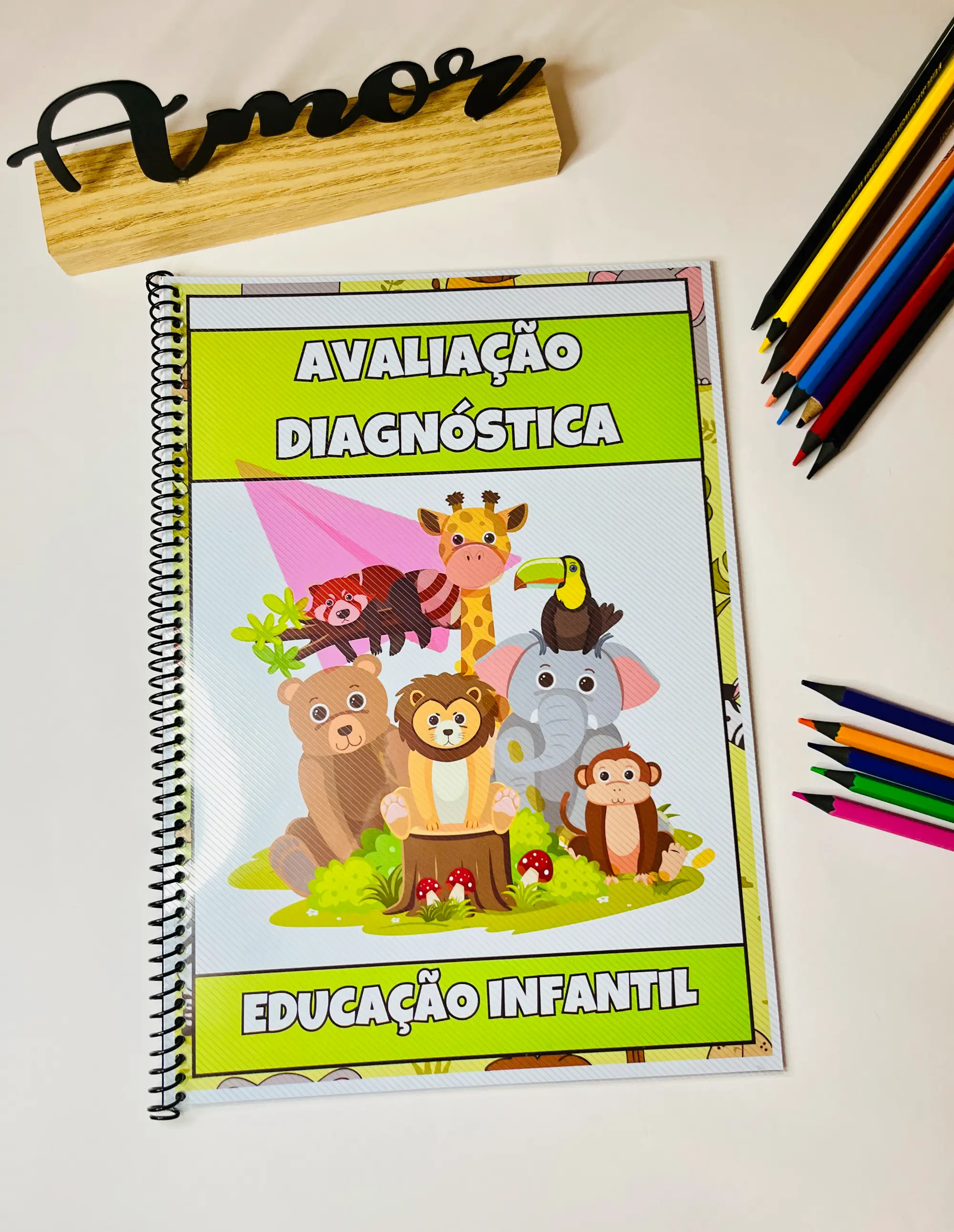 AVALIAÇÃO DIAGNÓSTICA DOS ANIMAIS – EDUCAÇÃO INFANTIL 🐘🦋 — capa do material