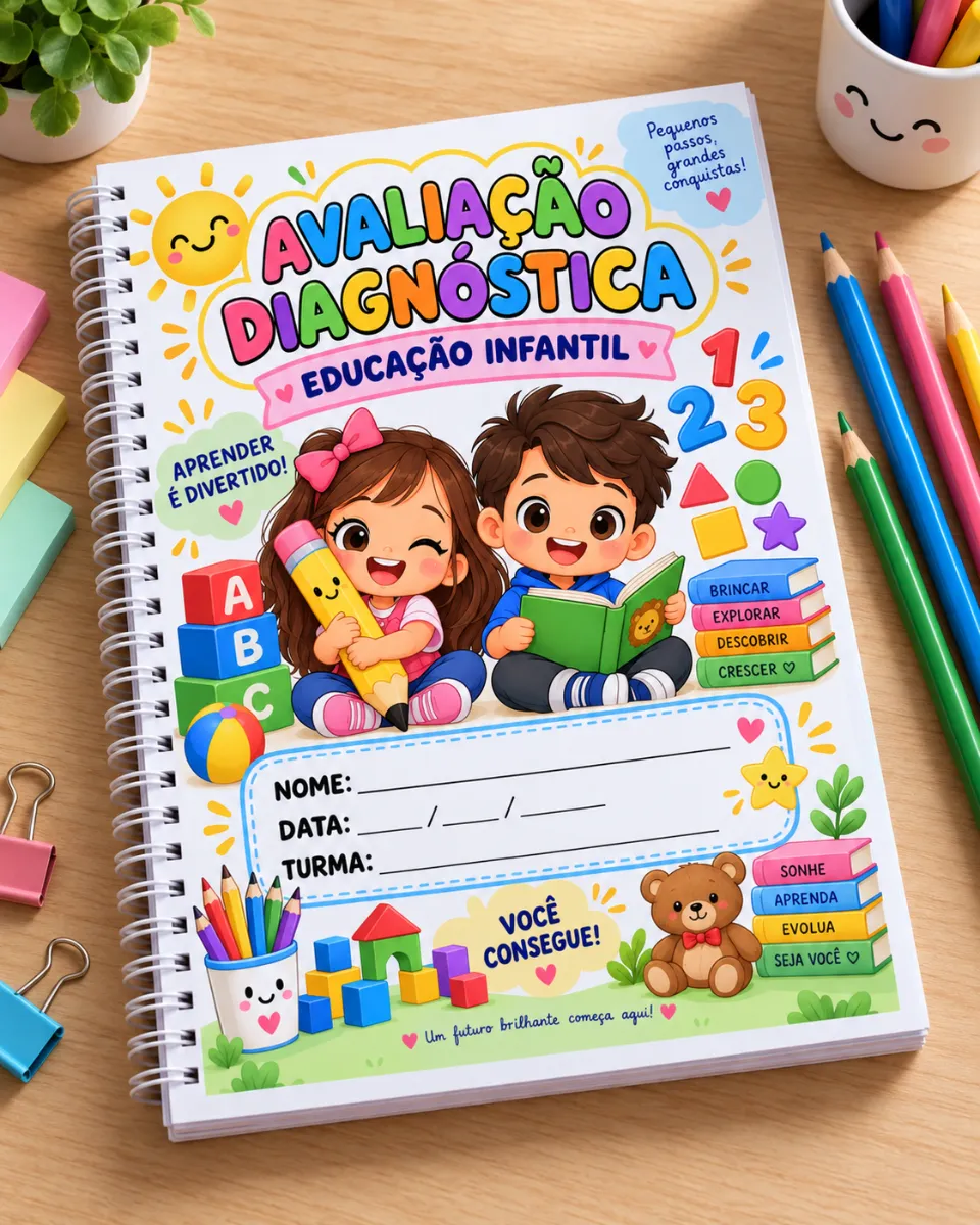 Avaliação Diagnóstica Educação Infantil — Atividades para Educação Infantil: Um material completo, colorido e pensado…