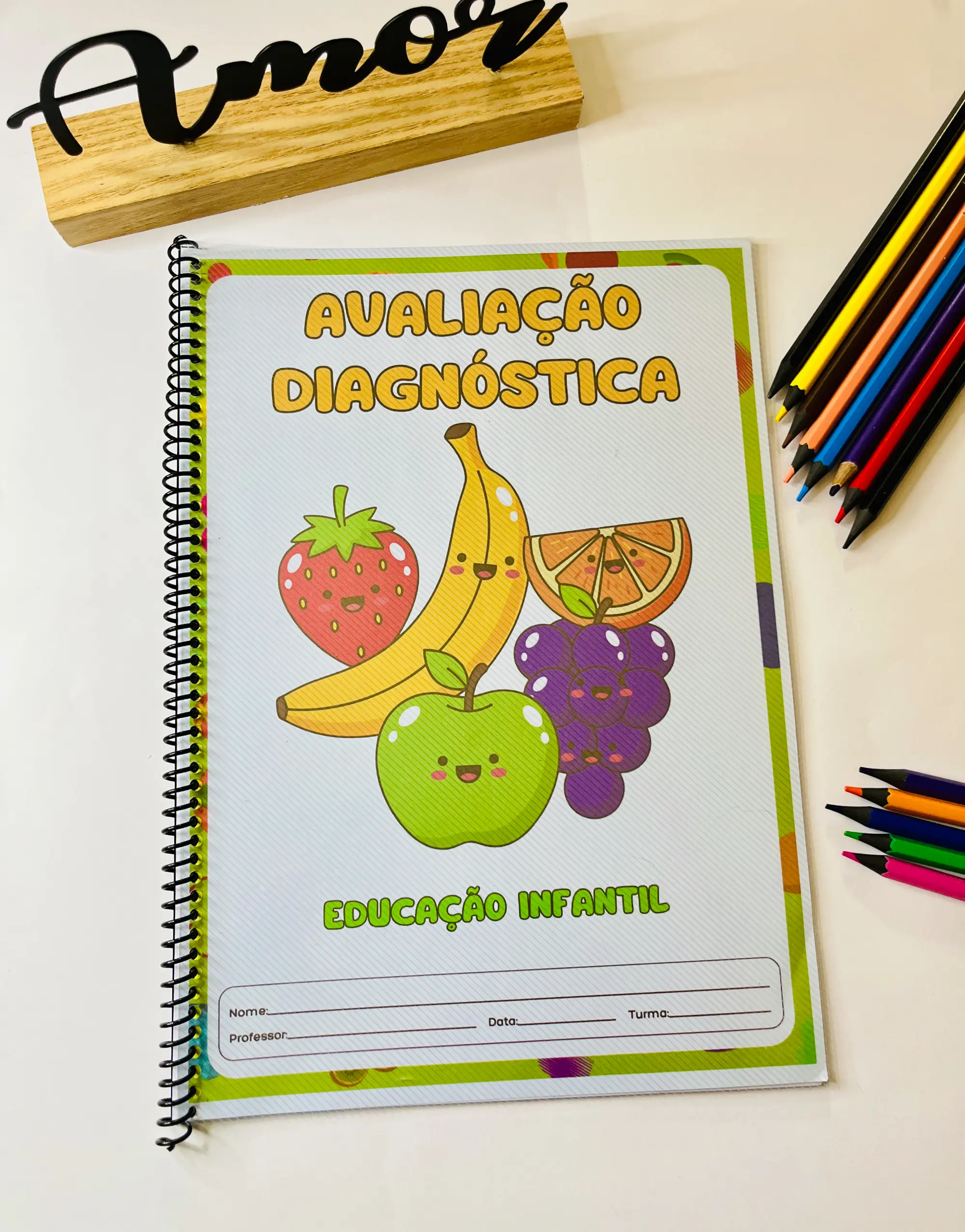 AVALIAÇÃO DIAGNÓSTICA: FRUTINHAS – EDUCAÇÃO INFANTIL 🍉🍇🍍 — Alfabetização para Educação Infantil: Transforme a avaliação…