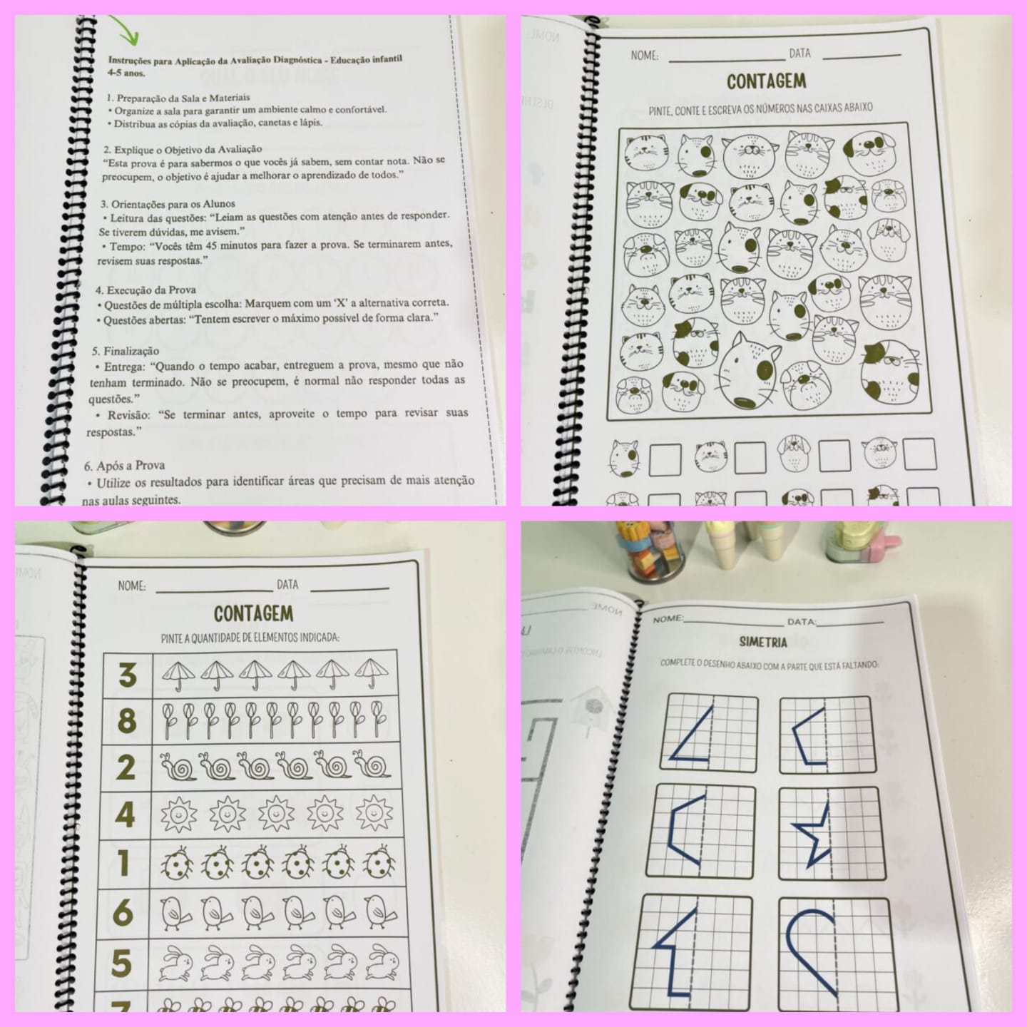 Avaliação diagnóstica maternal (4 a 5 anos) – PDF para Imprimir — amostra 1: Sobre o AVALIAÇÃO DIAGNÓSTICA MATERNAL (4 A 5…