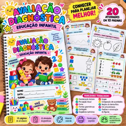 Avaliação Diagnóstica para Educação Infantil — capa do material