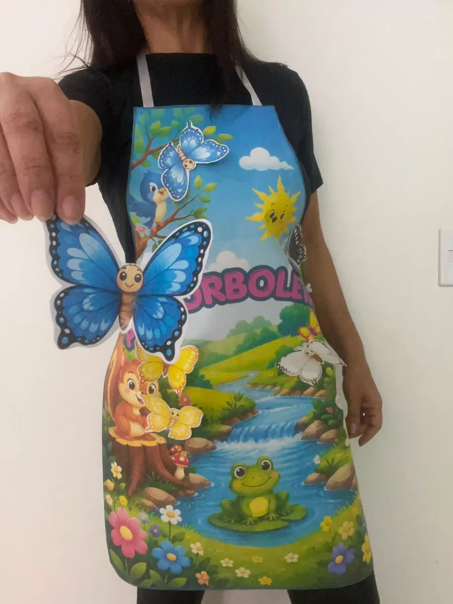 Avental Poético: As Borboletas - Poesia Educação Infantil — amostra 2: Com o Avental Poético — As Borboletas, você conta o…