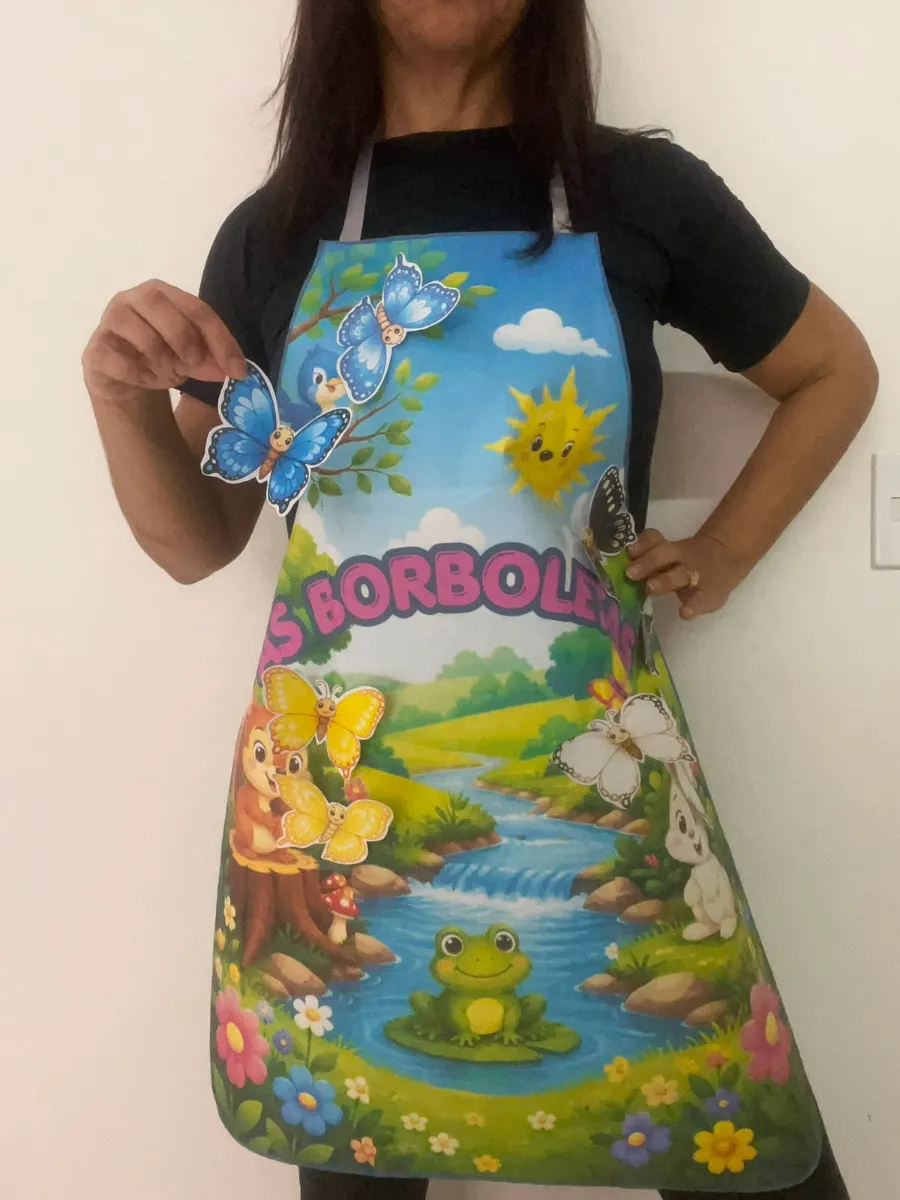 Avental Poético: As Borboletas - Poesia Educação Infantil — amostra 3: Com o Avental Poético — As Borboletas, você conta o…