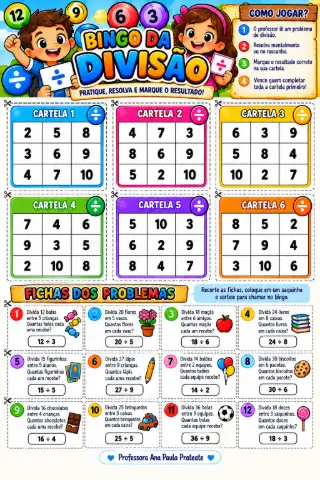Aventuras da Divisão: Do Básico ao 5º Ano — amostra 2: O que vem no material Aventuras da Divisão: Do Básico ao 5º Ano — amostra 2: O que vem no material