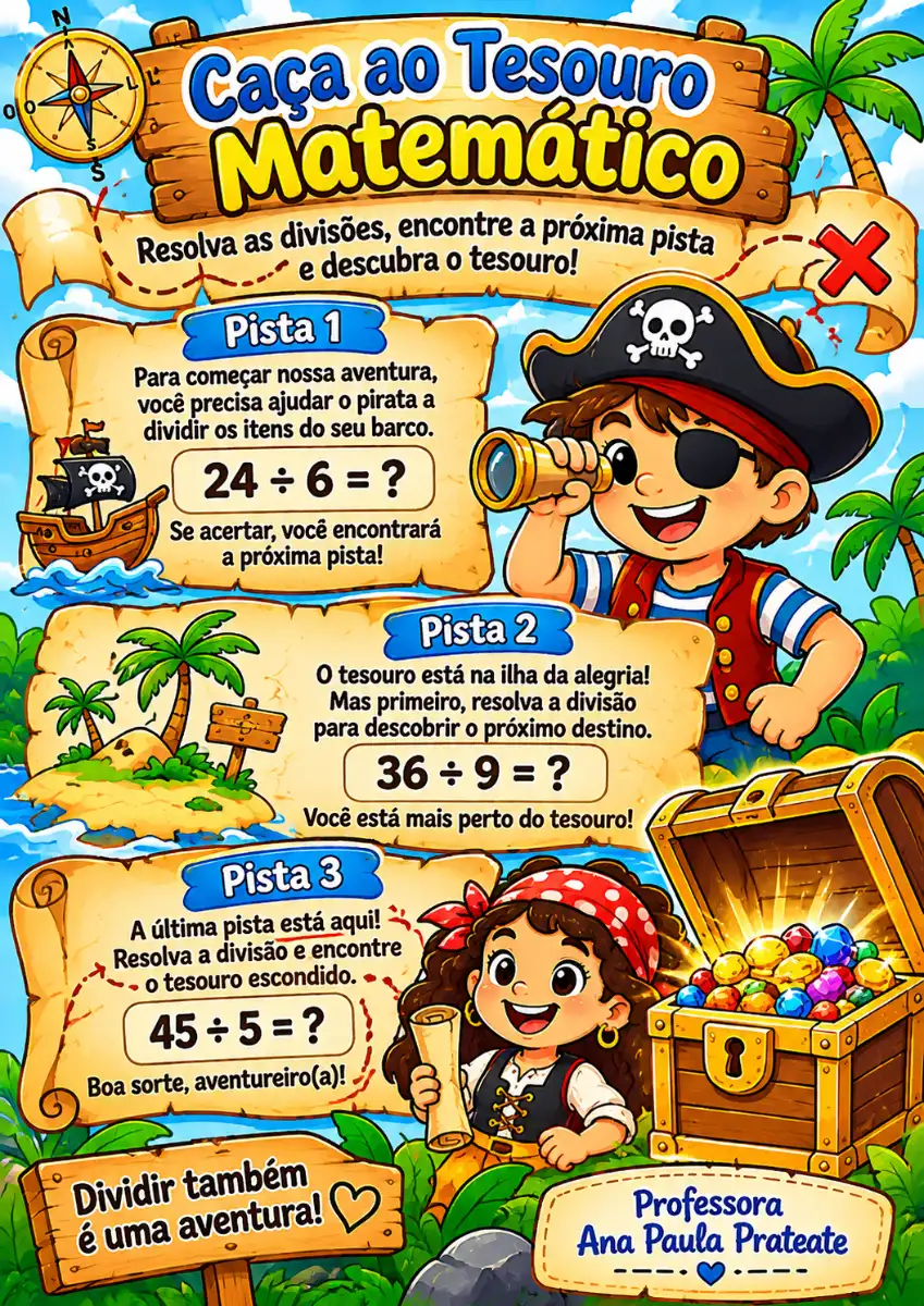 Aventuras da Divisão: Do Básico ao 5º Ano — Matemática para 5º ano: Criar atividades de divisão para alunos do 5º ano pode…