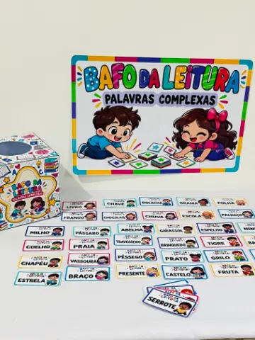 Bafo da Leitura – Jogo das Palavras Complexas — capa do material