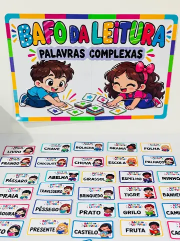 📚✨ BAFO DA LEITURA – PALAVRAS COMPLEXAS ✨📚 — amostra 2: 💛 O Bafo da Leitura transforma a prática das palavras em uma…