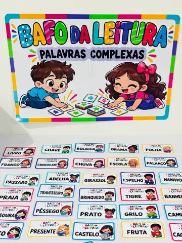 Bafo da Leitura Palavras Complexas - Recurso Pedagógico — amostra 3: 🤩Deixe a Semana da Criança muito mais divertida e…