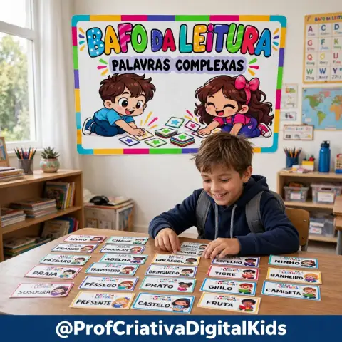 Bafo da Leitura Palavras Complexas - Recurso Pedagógico — capa do material
