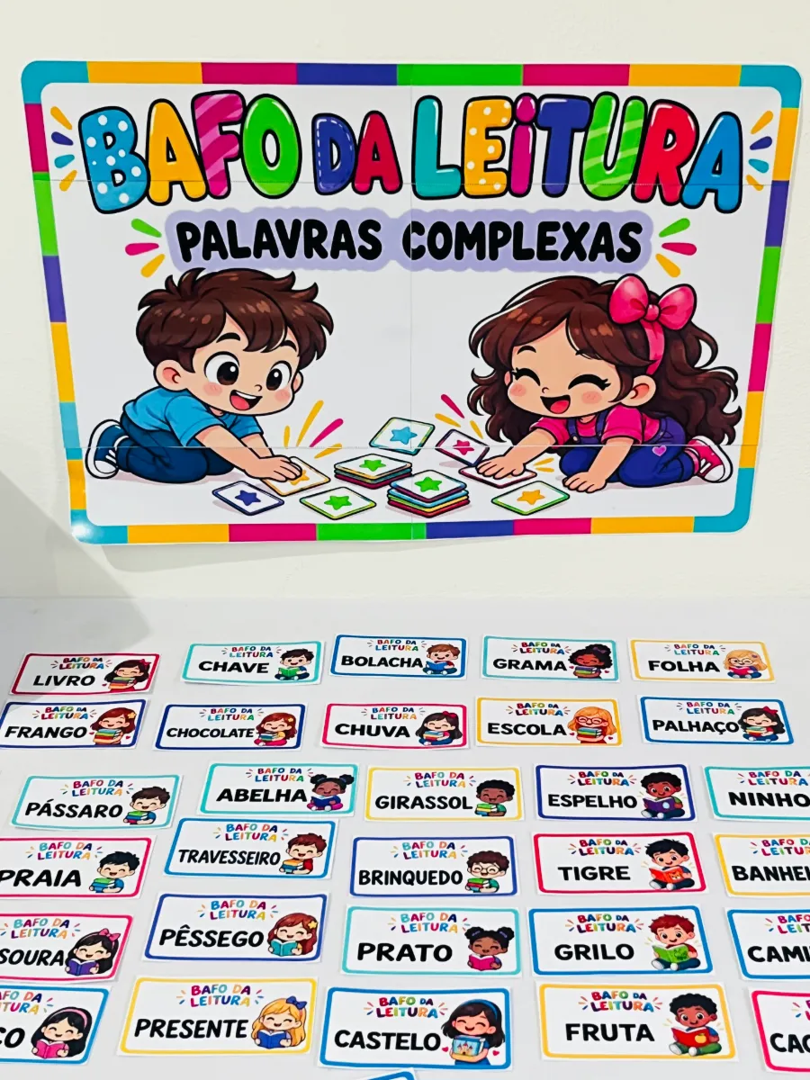 Bafo da Leitura: Palavras Complexas - Recurso Pedagógico — amostra 5: Deixe a Semana da Criança muito mais divertida e…