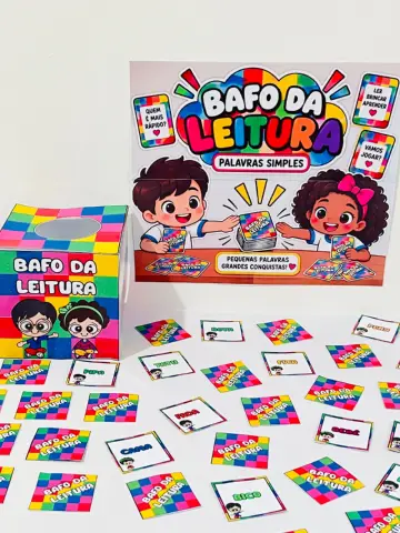 📚✨ BAFO DA LEITURA – PALAVRAS SIMPLES - ENSINO FUNDAMENTAL — amostra 3: Um jogo colorido e envolvente para trabalhar…