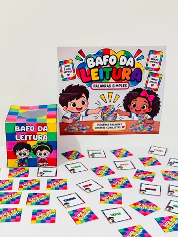 📚✨ BAFO DA LEITURA – PALAVRAS SIMPLES - ENSINO FUNDAMENTAL — amostra 4: Um jogo colorido e envolvente para trabalhar…