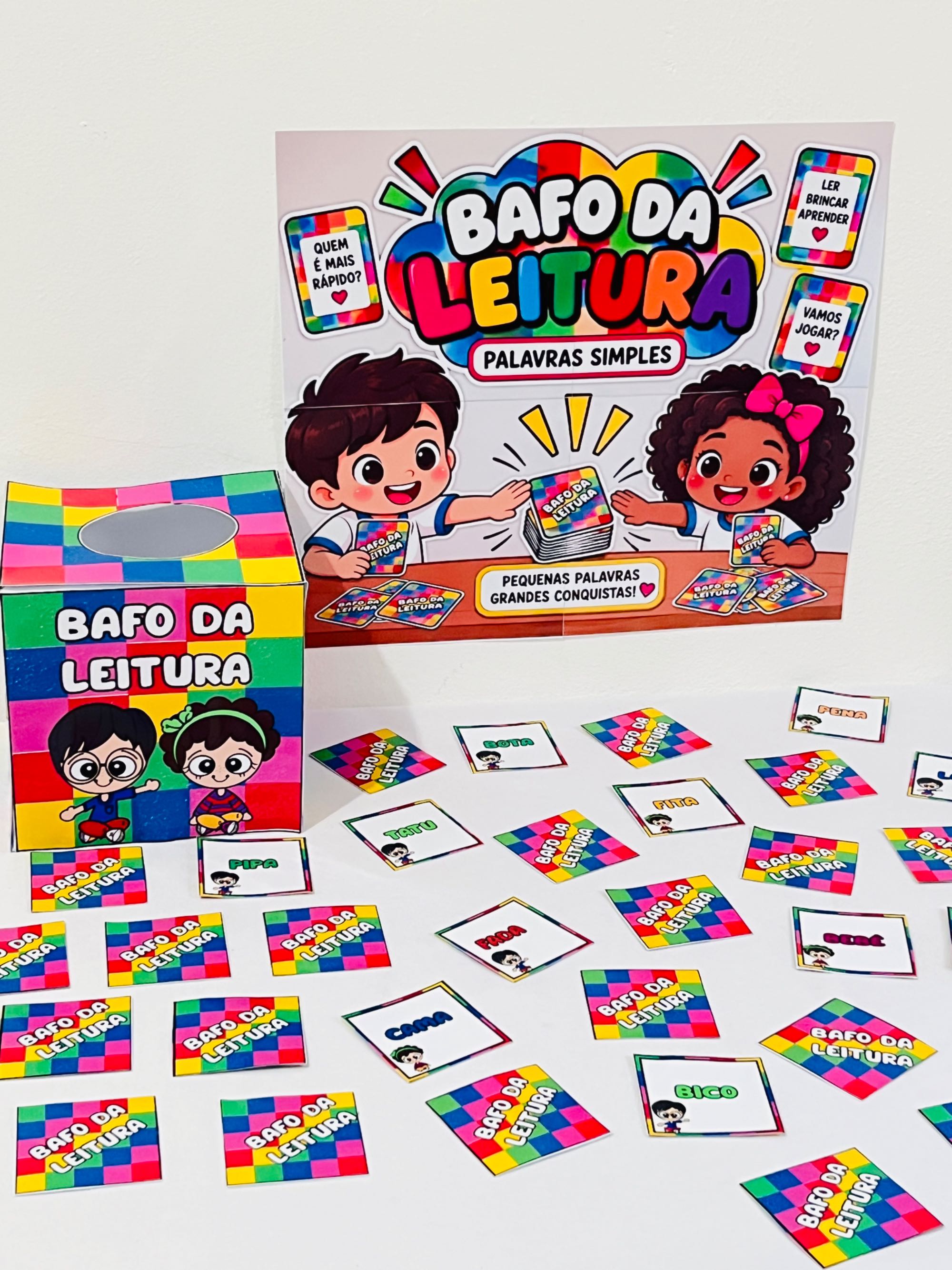 Bafo da Leitura – Palavras Simples | Jogo de Alfabetização — amostra 3: Um recurso lúdico, colorido e envolvente para…