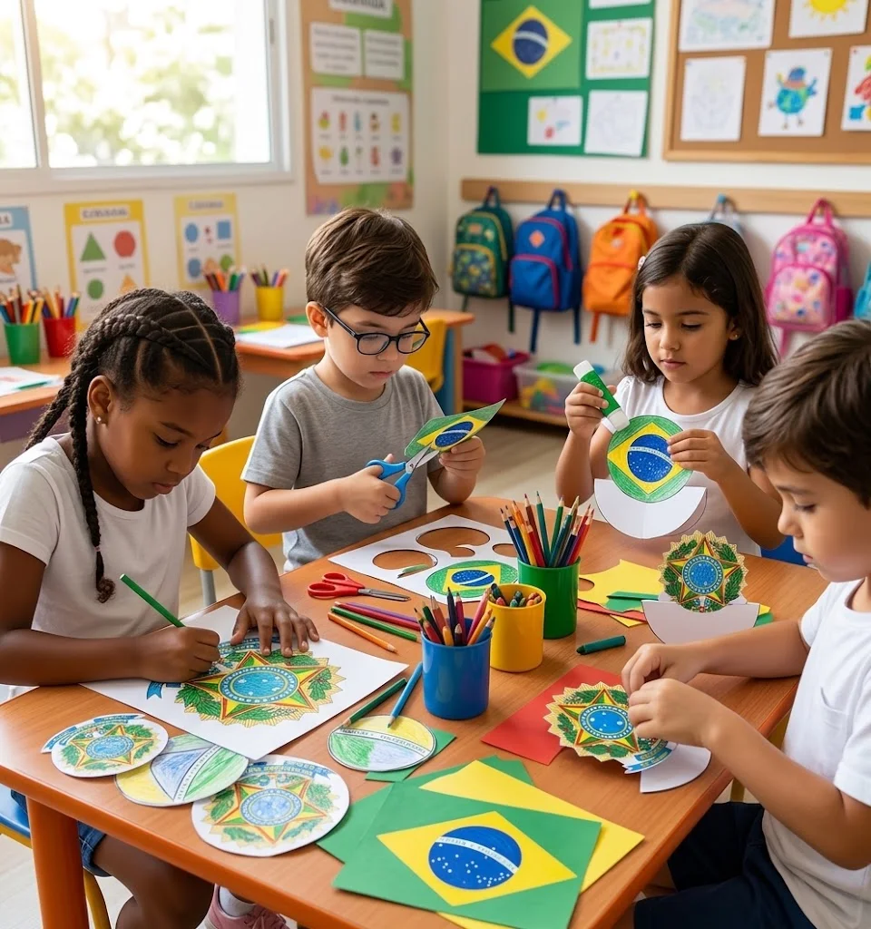 BALANCE — Símbolos Nacionais | Recorte, Monte e Aprenda — amostra 1: 🇧🇷 E SE OS SÍMBOLOS DO BRASIL SAÍSSEM DO PAPEL? BALANCE — Símbolos Nacionais | Recorte, Monte e Aprenda — amostra 1: 🇧🇷 E SE OS SÍMBOLOS DO BRASIL SAÍSSEM DO PAPEL?