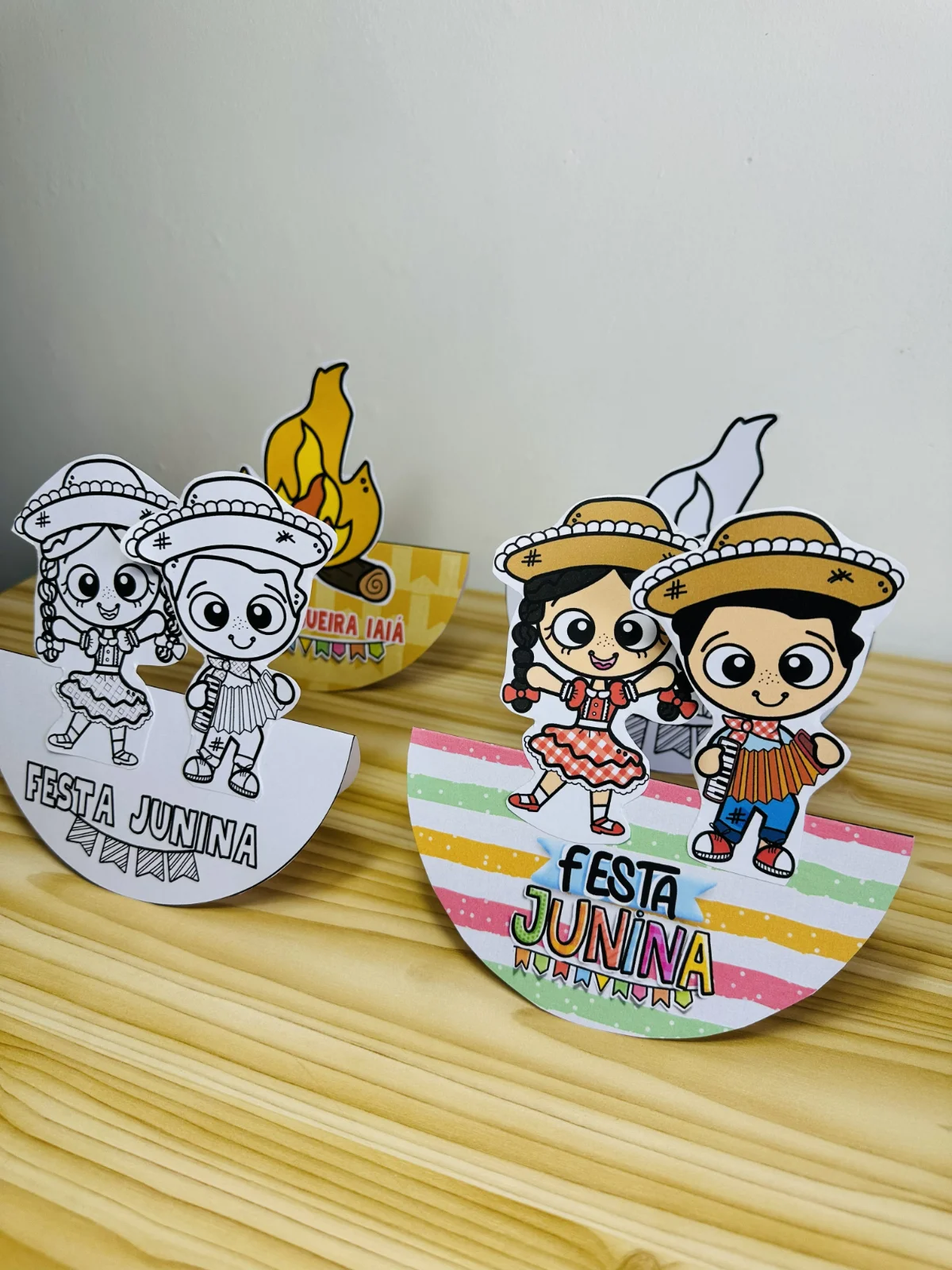Balancinho Festa Junina – PDF para Imprimir — amostra 1: O que vem no material
