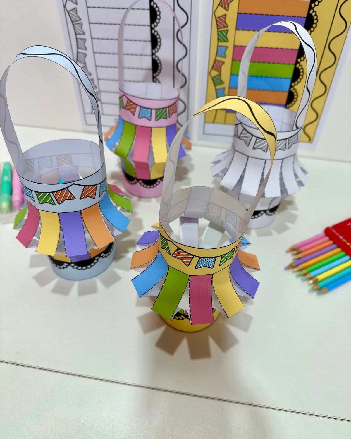 Balão 3D – Festa Junina – PDF para Imprimir — amostra 2: Sobre o Balão 3D – Festa Junina