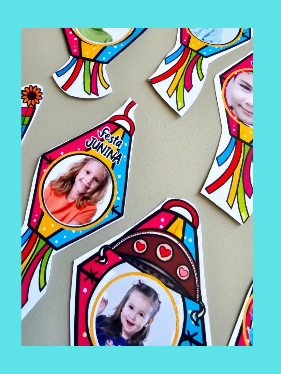 Balão Junino Para Fotos – PDF para Imprimir — Atividades para Educação Infantil: Esse arquivo é perfeito para enfeitar a…