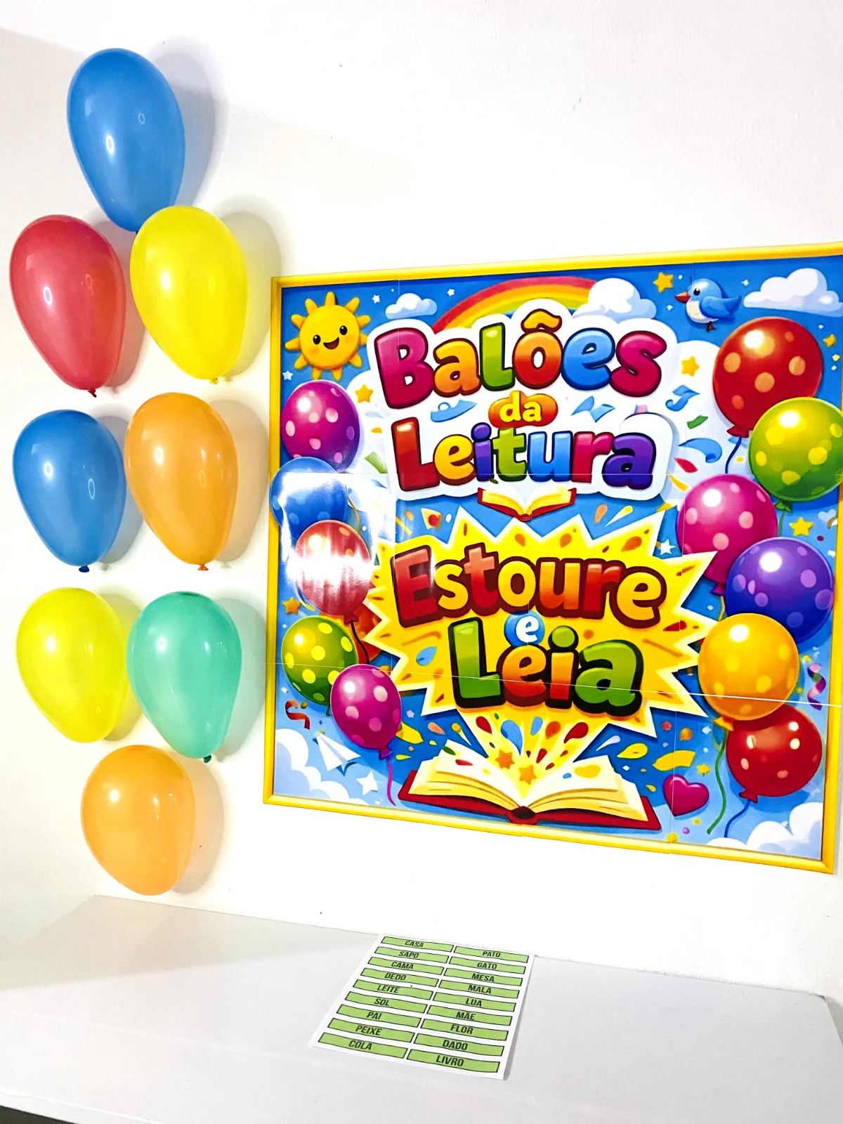 Balões da Leitura – Recurso Lúdico de Alfabetização — amostra 1: ✨🎈 Balões da Leitura – Aprender a Ler Pode Ser uma Grande…