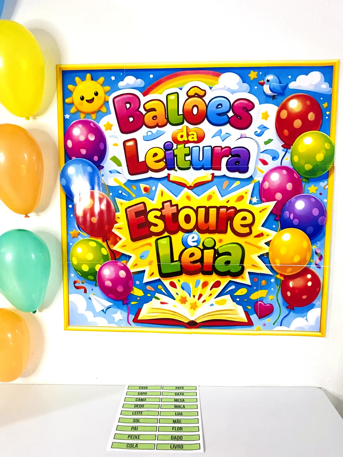 Balões da Leitura – Recurso Lúdico de Alfabetização — capa do material