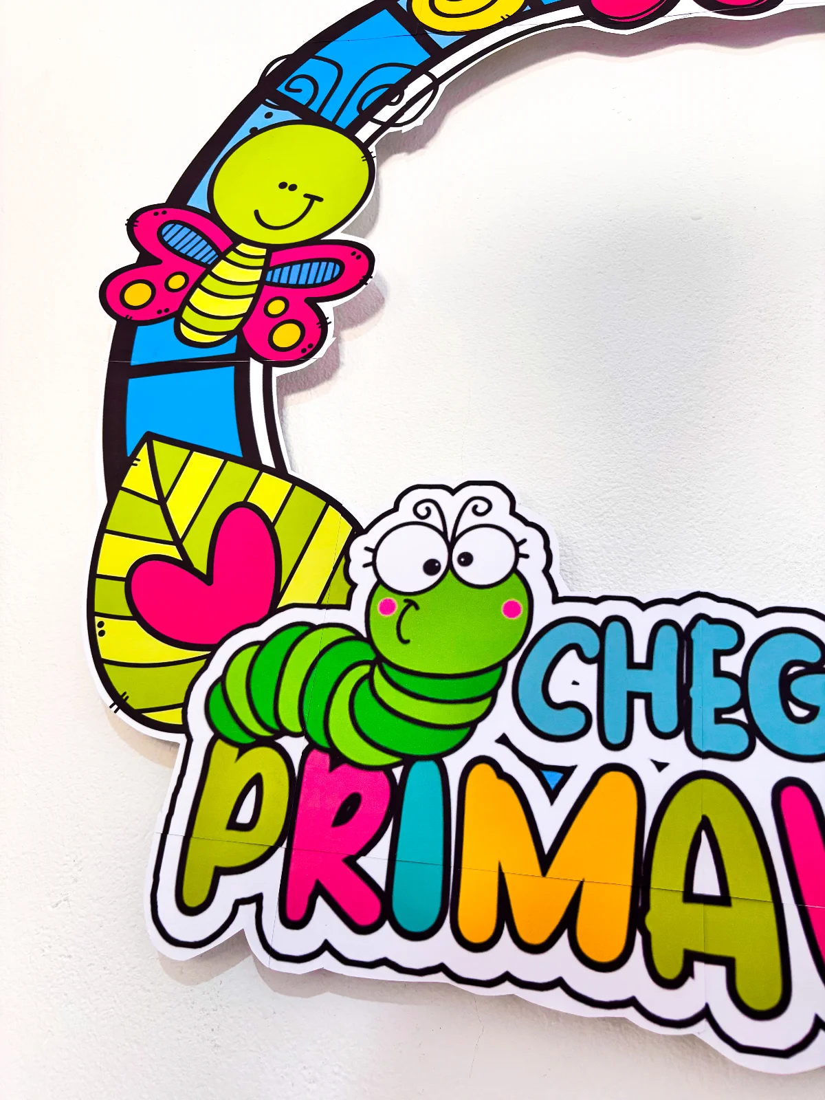 Bambolê Chegou a Primavera – PDF para Imprimir — amostra 3: Moldura para bambolê cheia de encanto: com letreiro especial,…