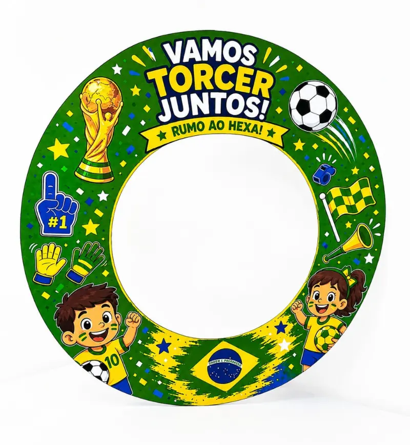Bambolê Copa do Mundo 2026: PDF para Fotos e Decoração — amostra 2: O que vem no material