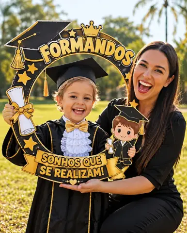 BAMBOLÊ DE FORMATURA – PRETO E DOURADO! ✨ — capa do material
