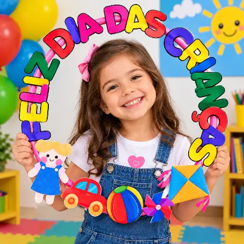 Bambolê  Dia das Crianças | Educação Infantil — capa do material