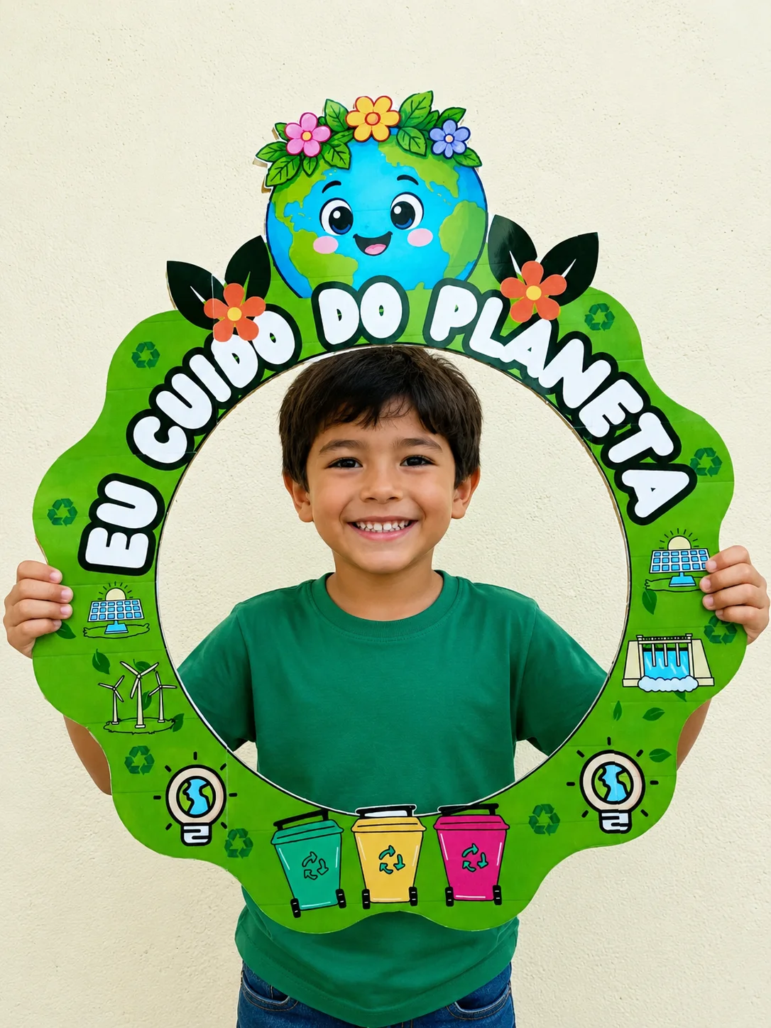 Bambolê Fotográfico Eu Cuido do Planeta — capa do material